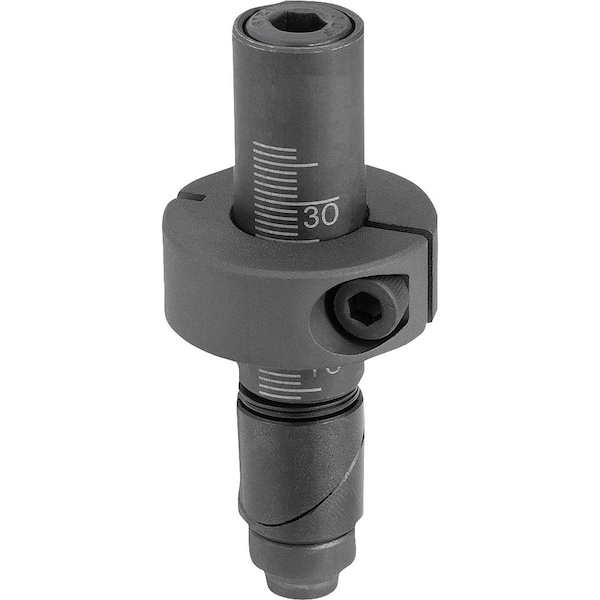 Clamping Pin Form:A Without Clamping Lever, D=16, H=78, Steel Black Oxidized